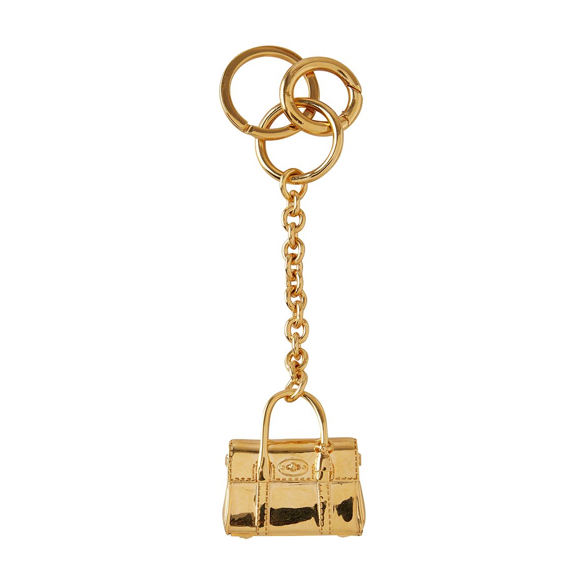 Brass Charm Bayswater Keyring main product photo