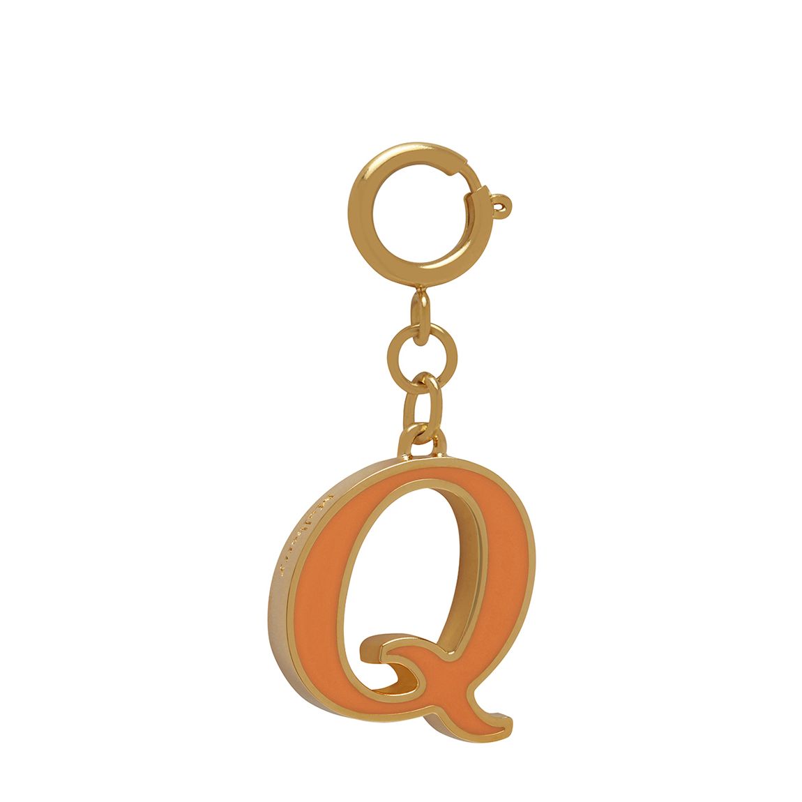 Tangerine Orange Enamel Keyring - Q main product photo