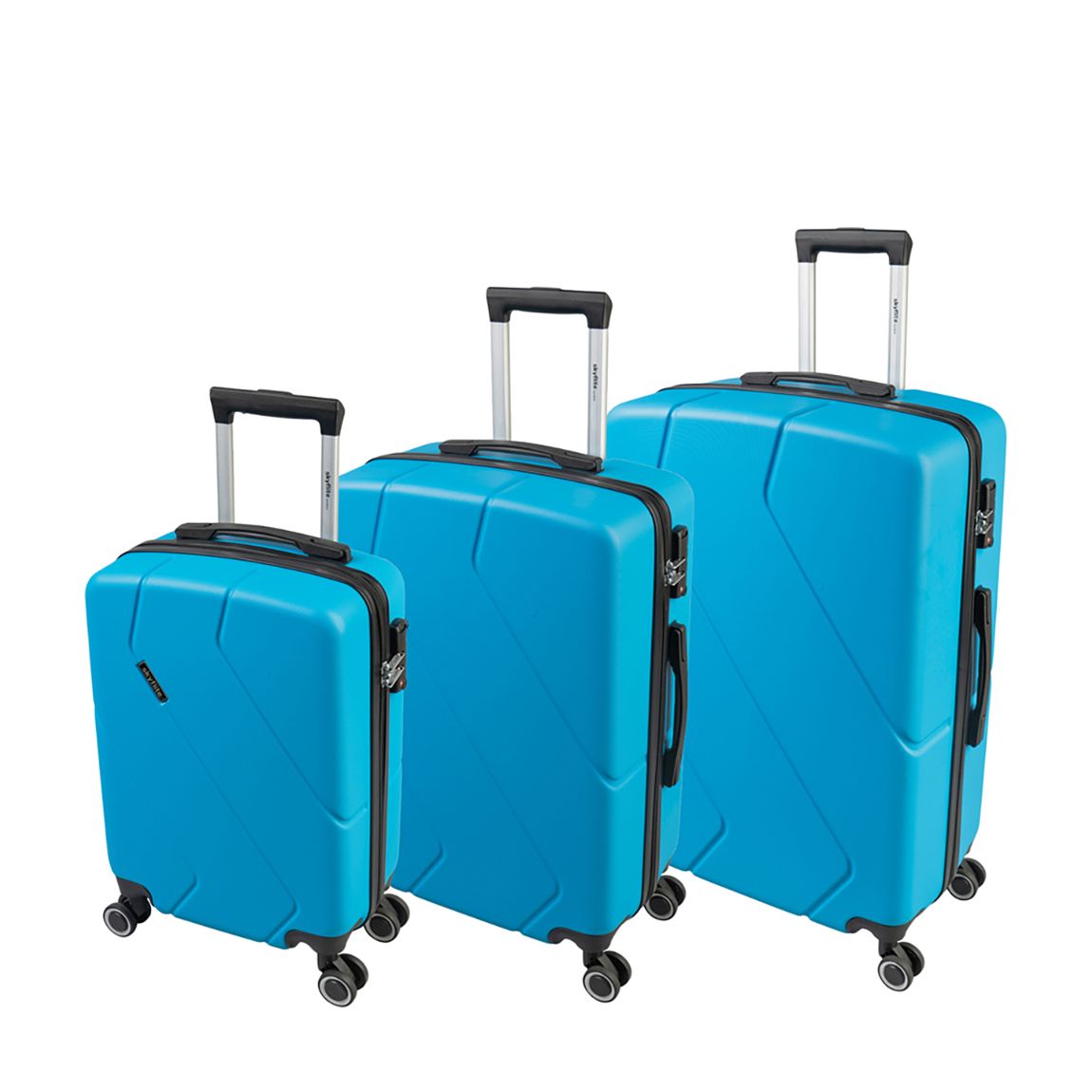 Blue Chicane 55/67/77CM 3-Piece Suitcase Set main product photo