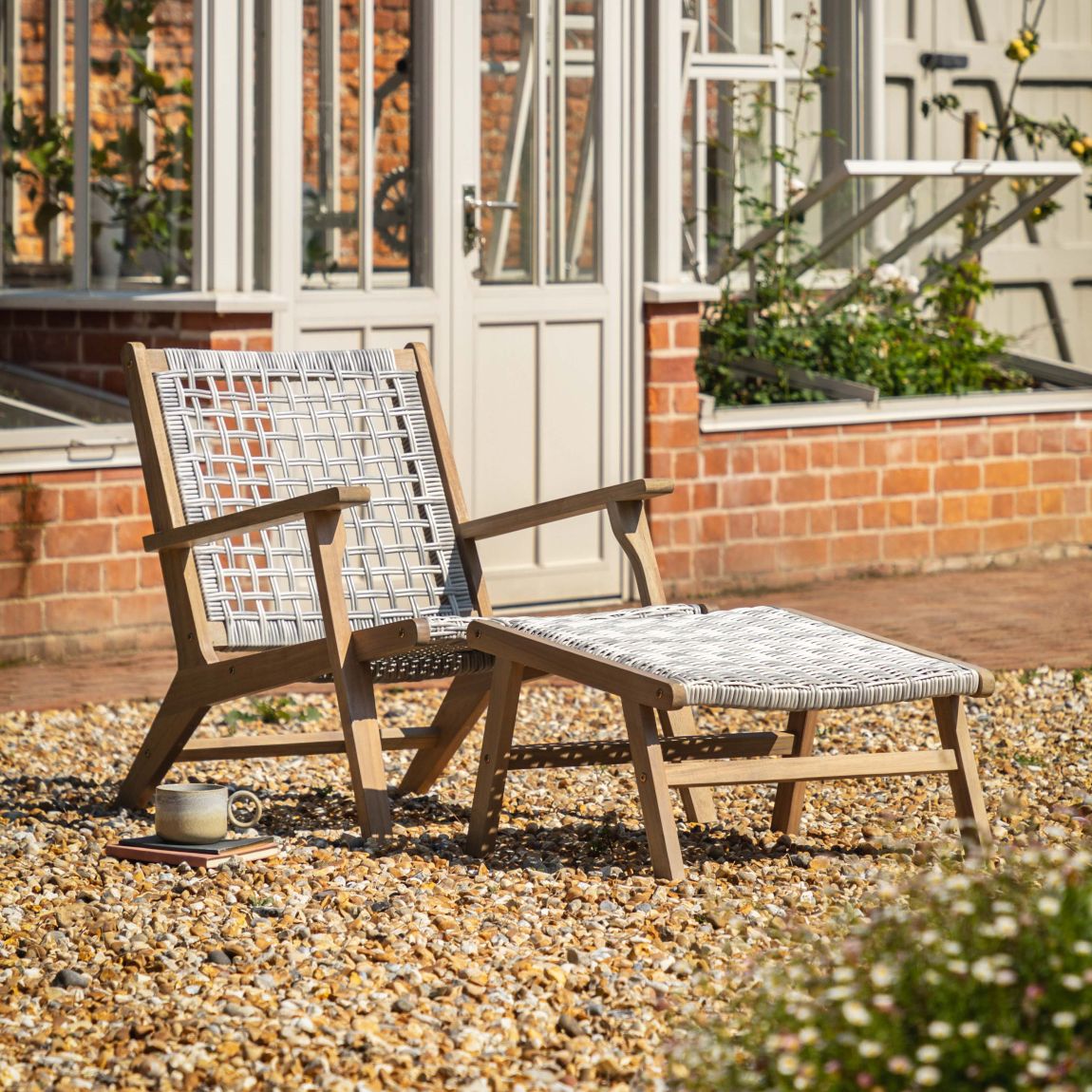 Alcester Lounge Chair with Footstool main product photo
