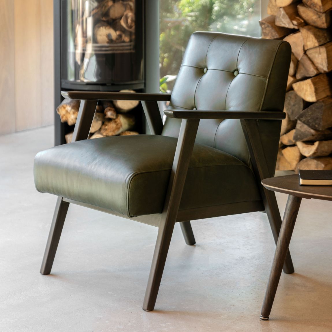 Higham Armchair Green main product photo