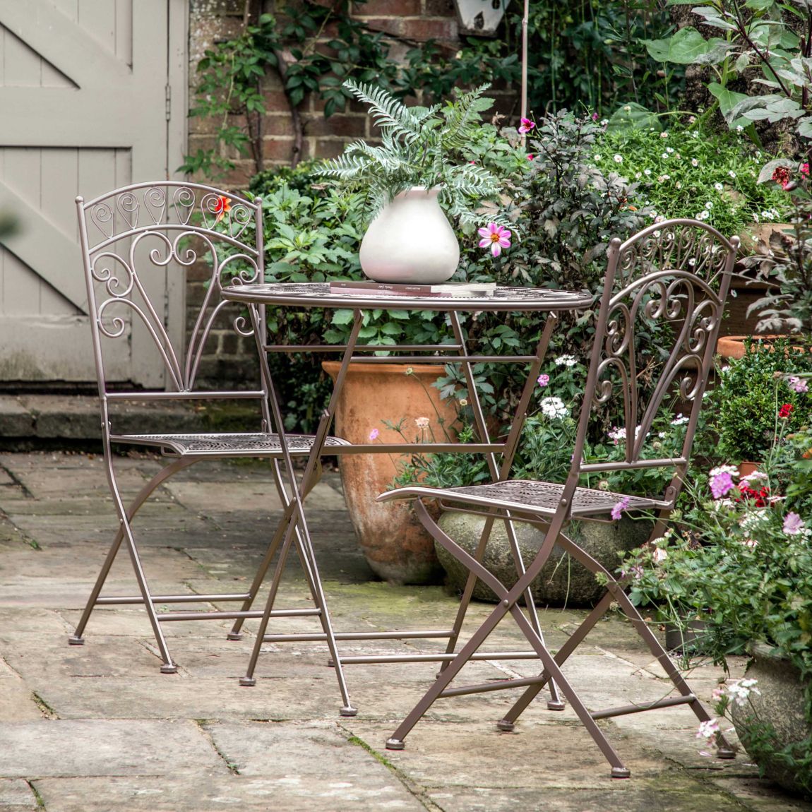 Newport 2 Seater Bistro Set Noir main product photo