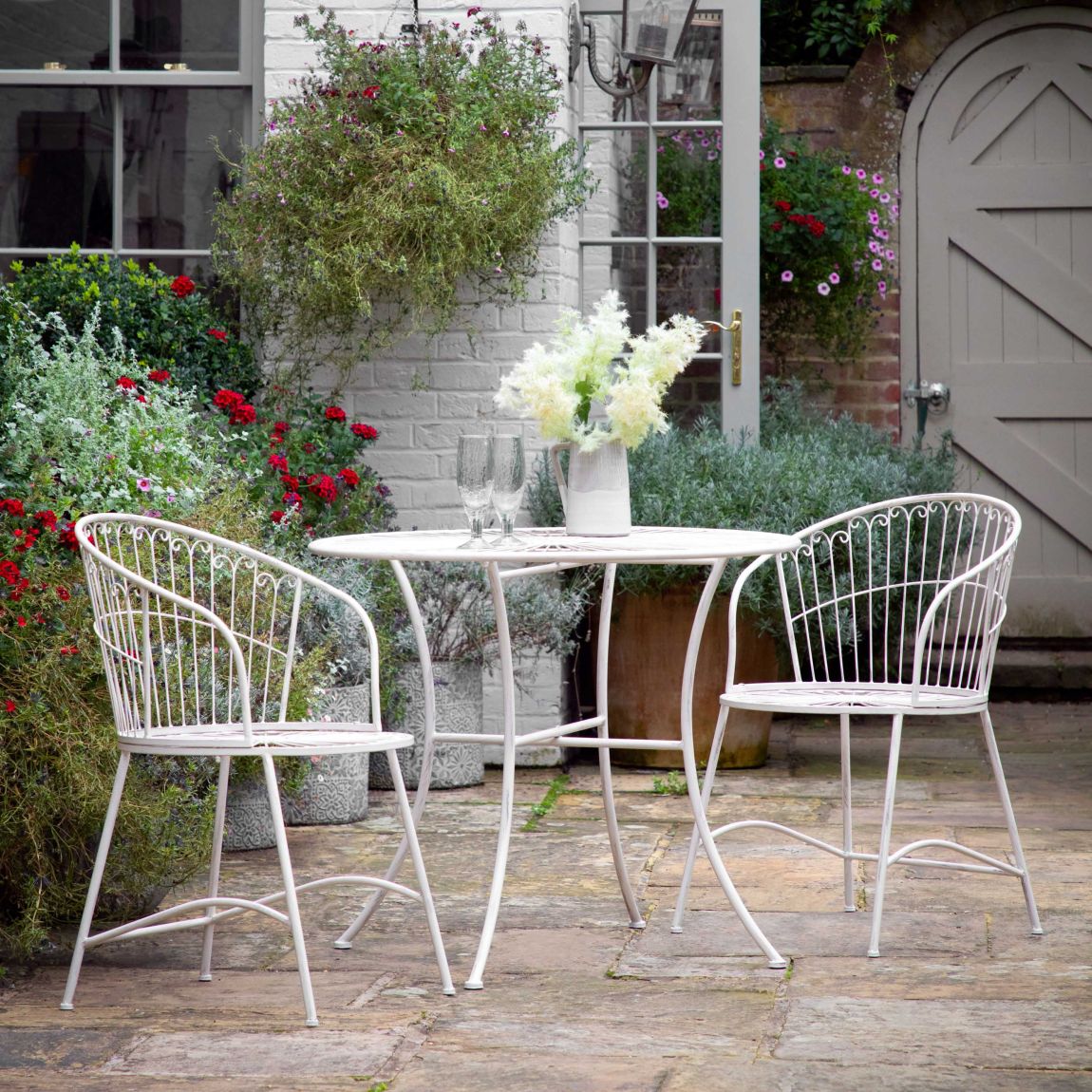 Warren 2 Seater Bistro Set Vanilla main product photo