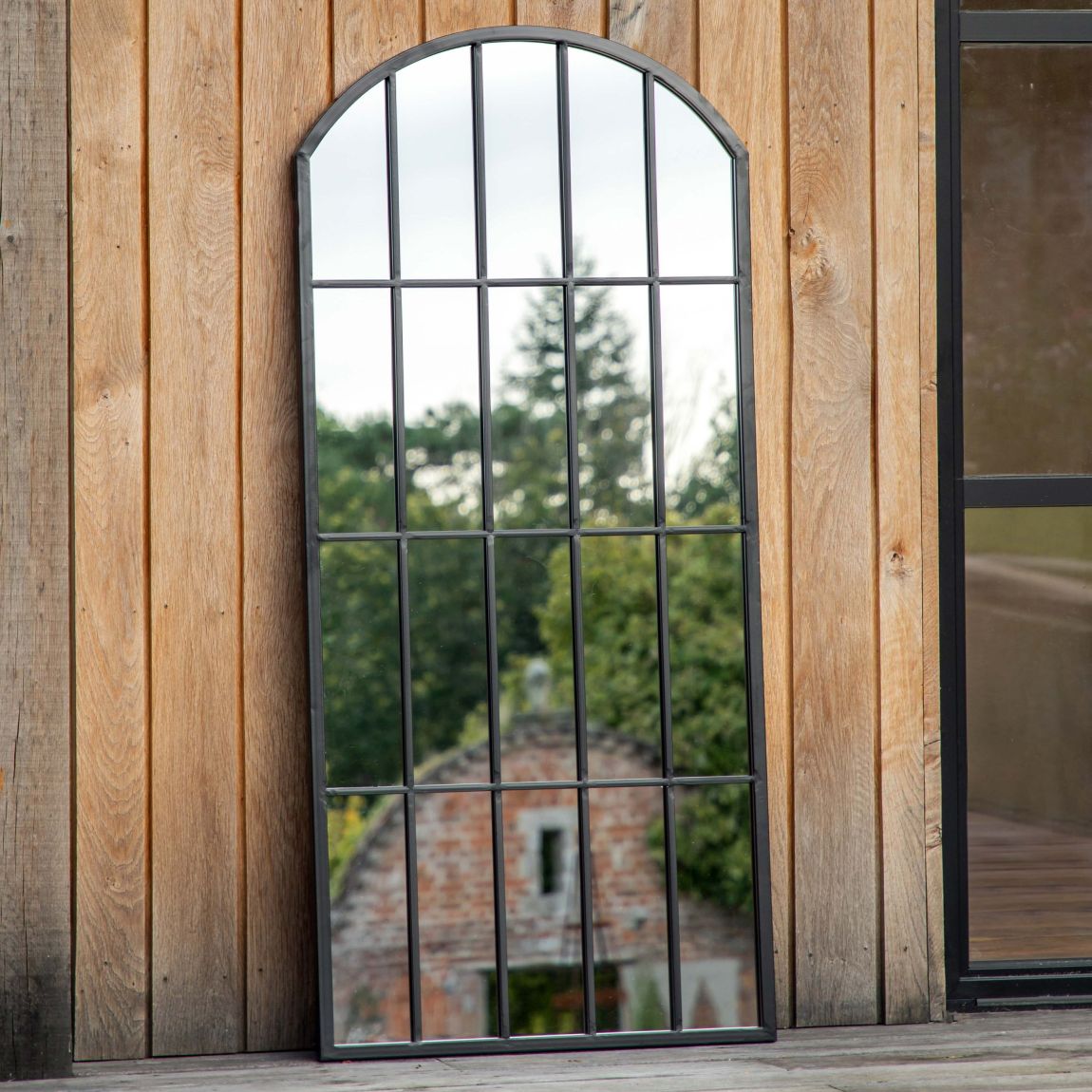 Edney Outdoor Mirror Black 1400x650mm main product photo