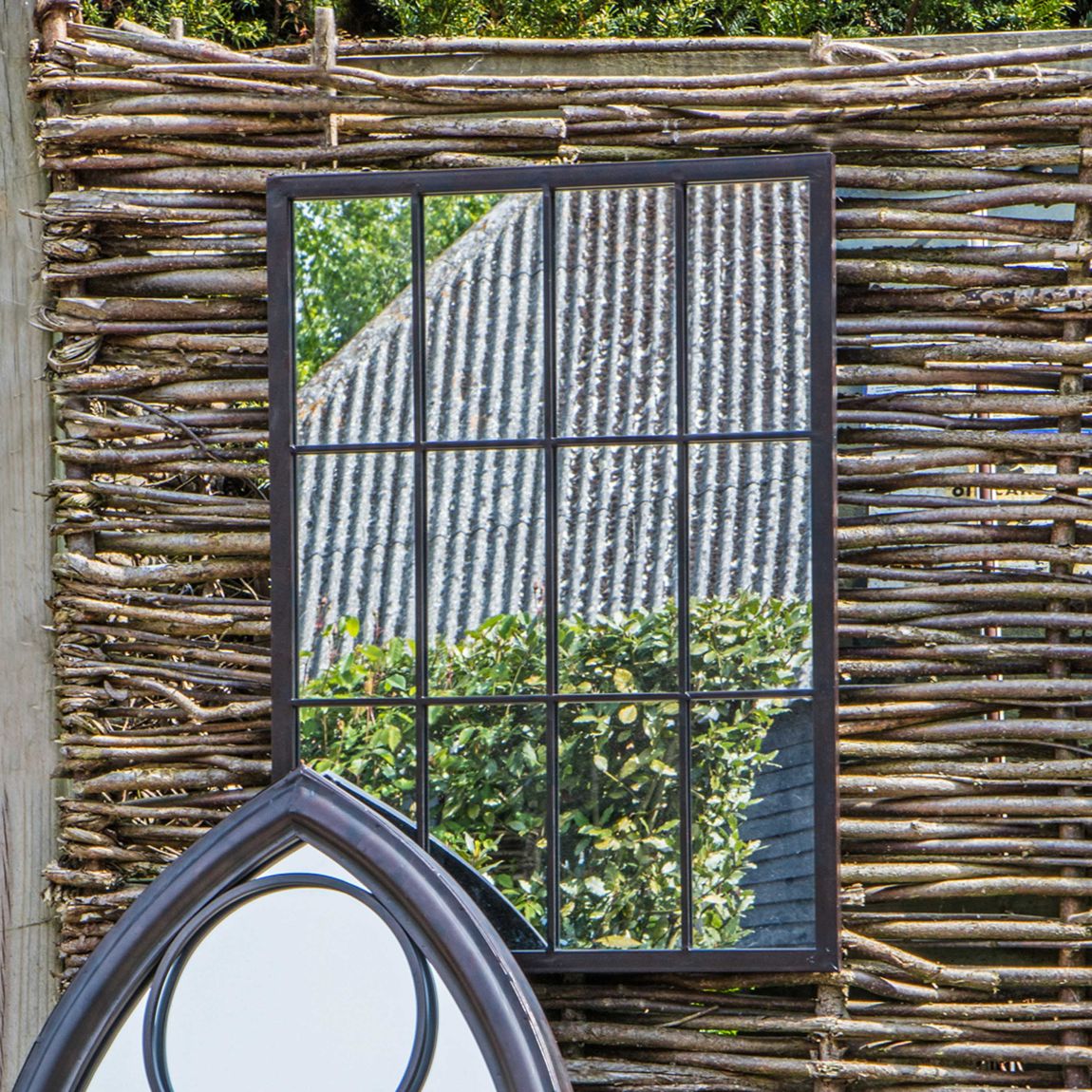 Wallace Outdoor Mirror Noir main product photo