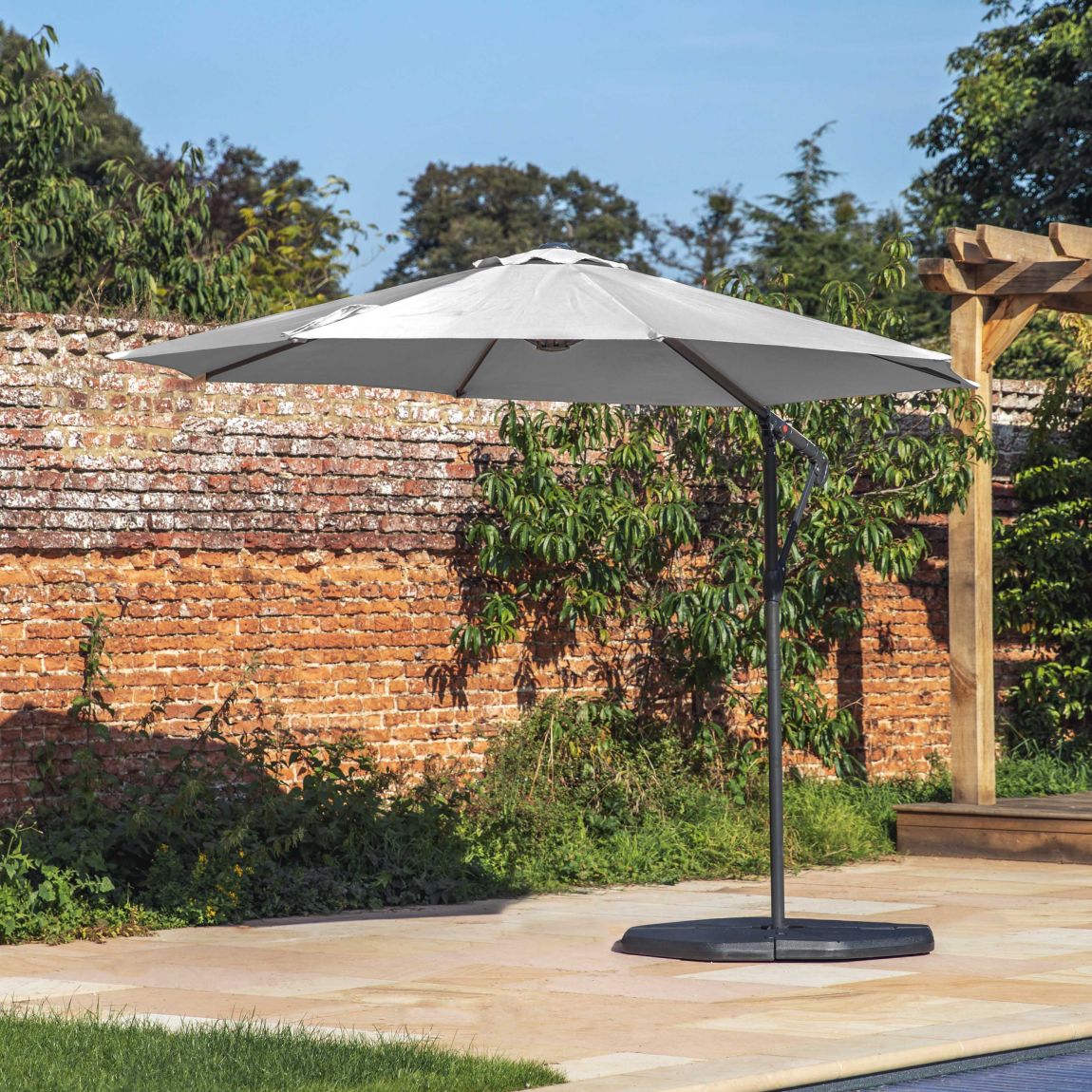 Vacaville 3m Cantilever Parasol Grey main product photo