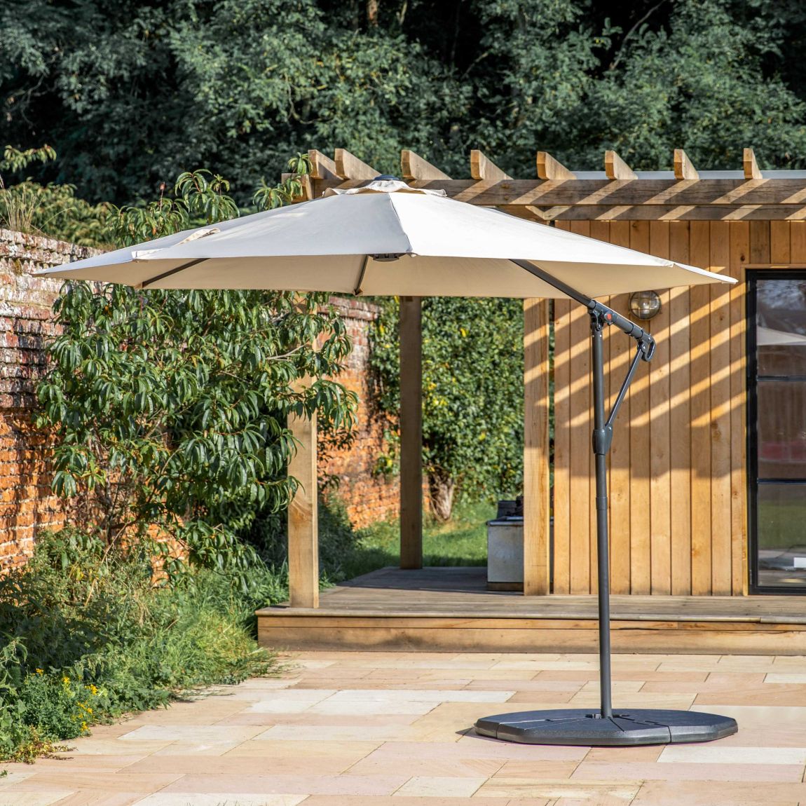 Vacaville 3m Cantilever Parasol Cream main product photo