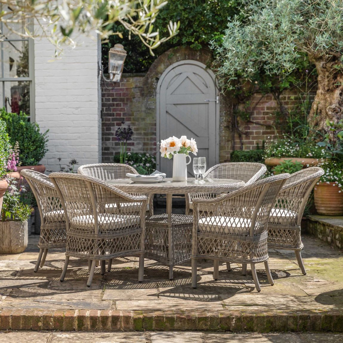 Kelsey 6 Seater Round Dining Set main product photo