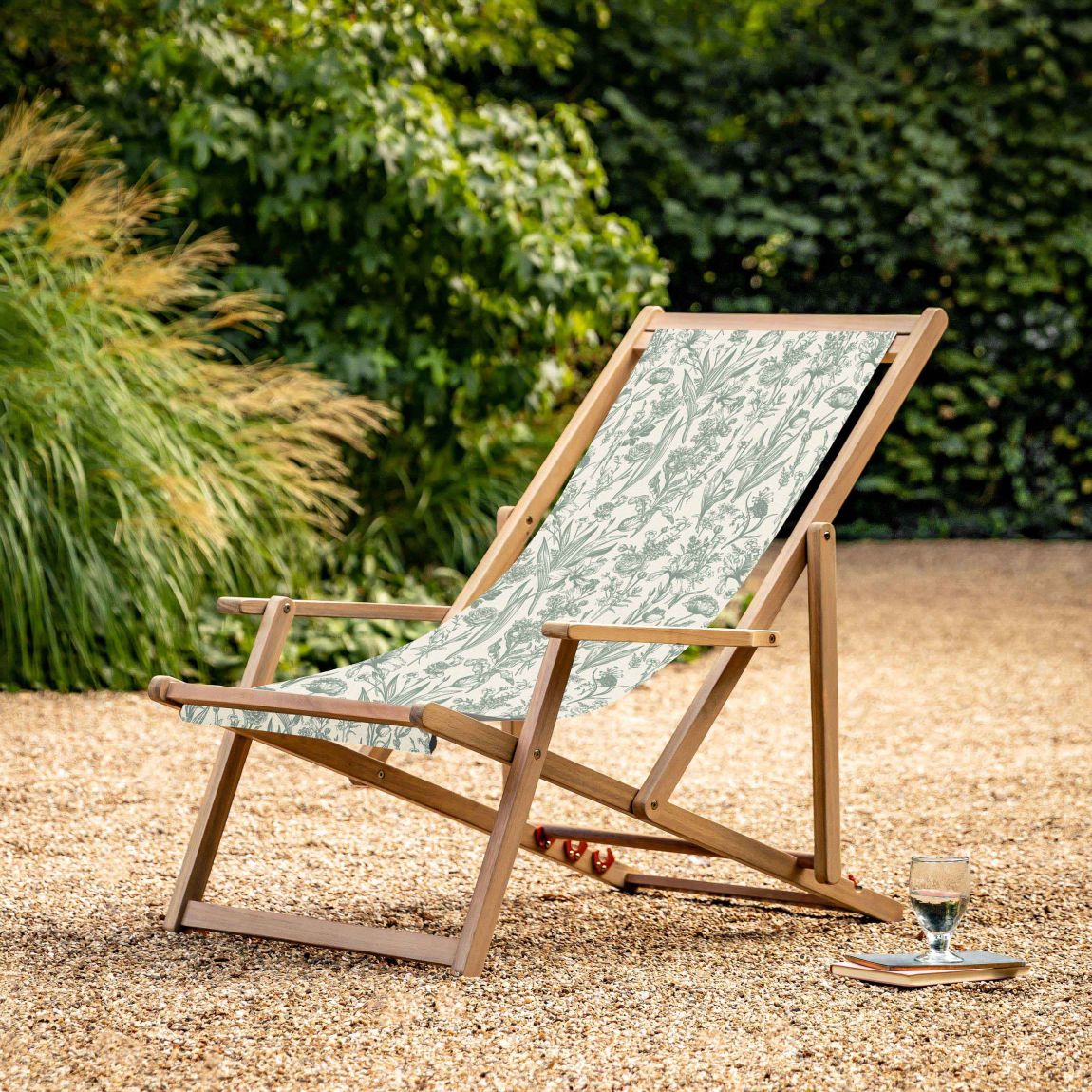Anison Deck Chair Verde Flora main product photo