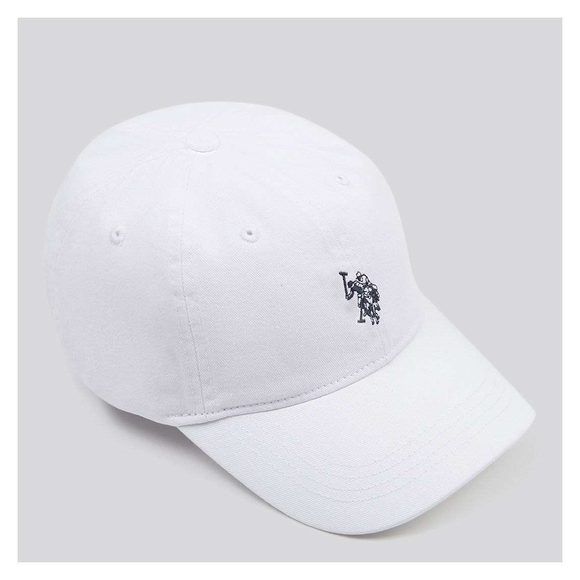 White Casual Cotton Cap main product photo