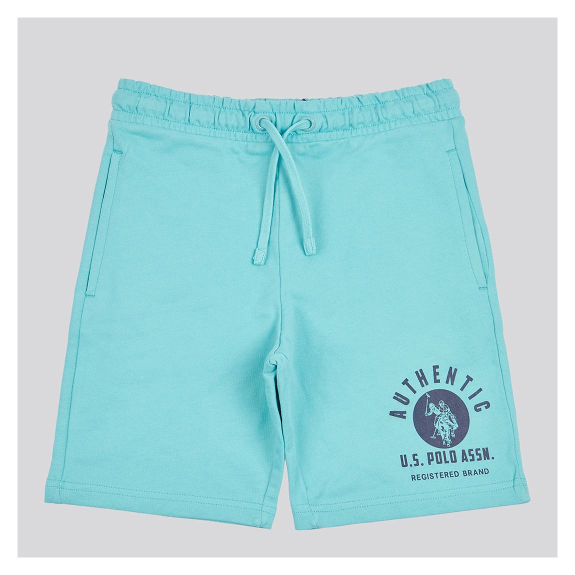 Blue Cotton Sweat Shorts main product photo