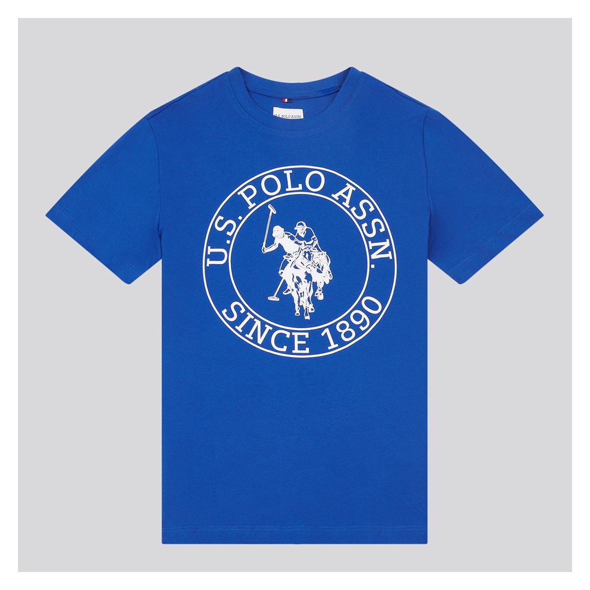 Blue USPA Circle Printed T-Shirt main product photo