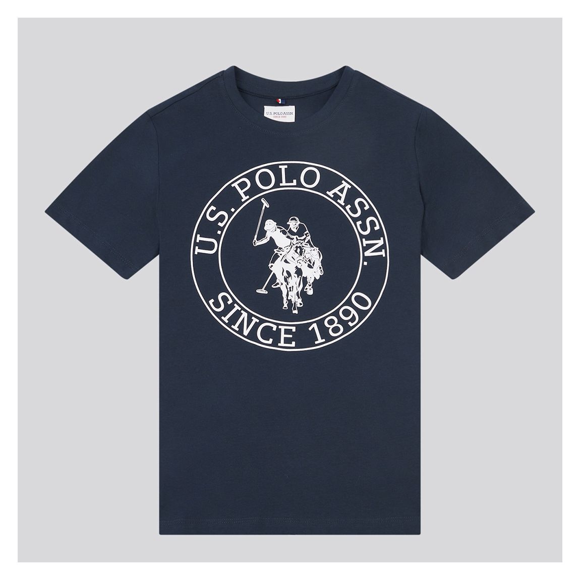 Navy USPA Circle Printed T-Shirt main product photo
