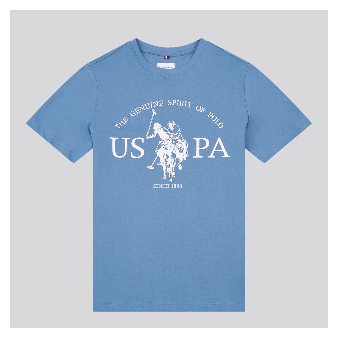 Blue USPA Print Graphic T-Shirt main product photo