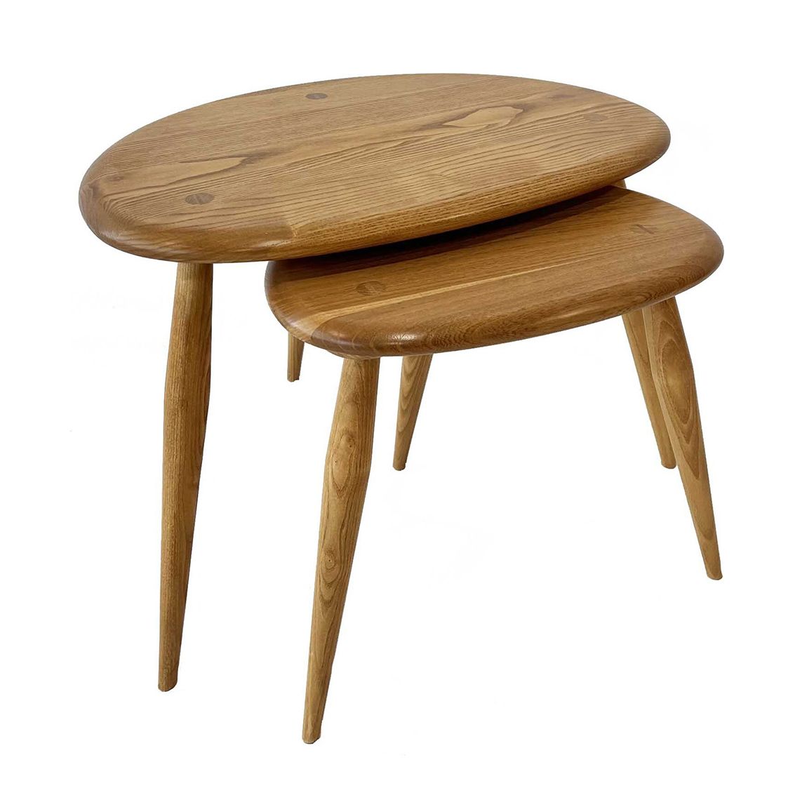 Pebble Nest of 2 Tables, Light main product photo