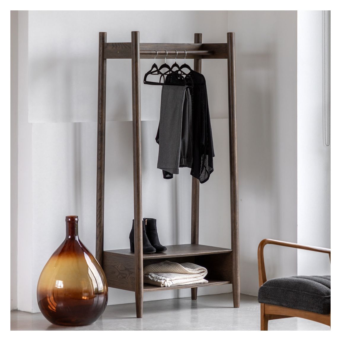 Collins Open Wardrobe Smoked 800x480x1700mm main product photo