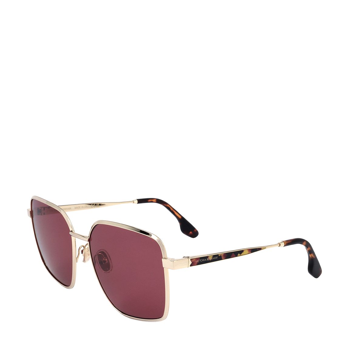 Gold Burgundy Victoria Beckham Sunglasses 59mm main product photo