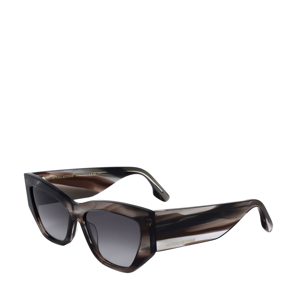 Striped Grey Victoria Beckham Sunglasses 55mm main product photo