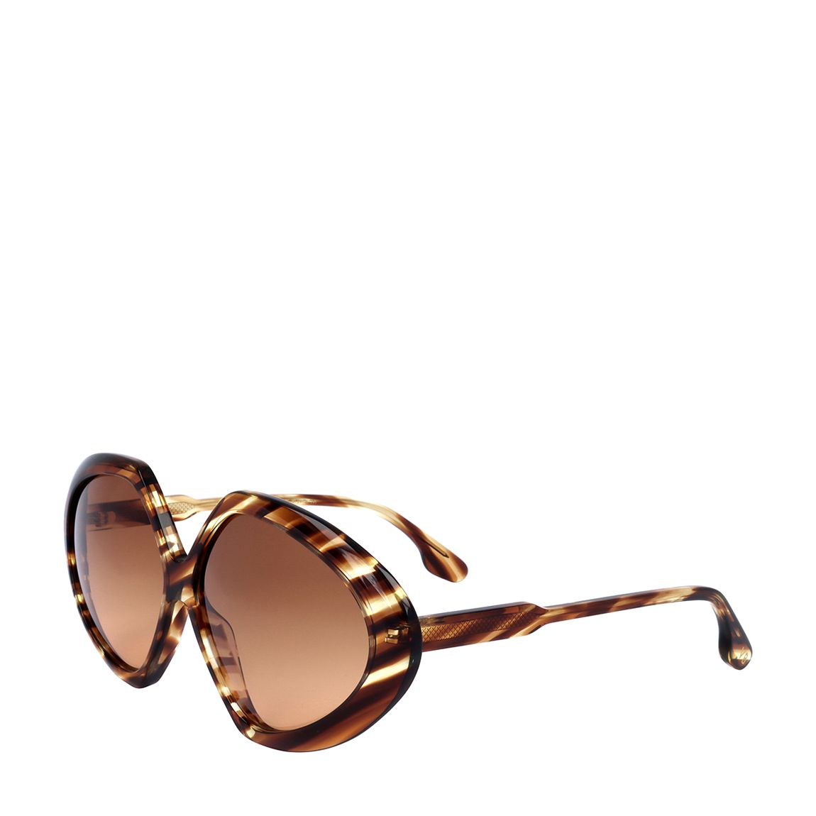 Striped Havana Victoria Beckham Sunglasses 64mm main product photo