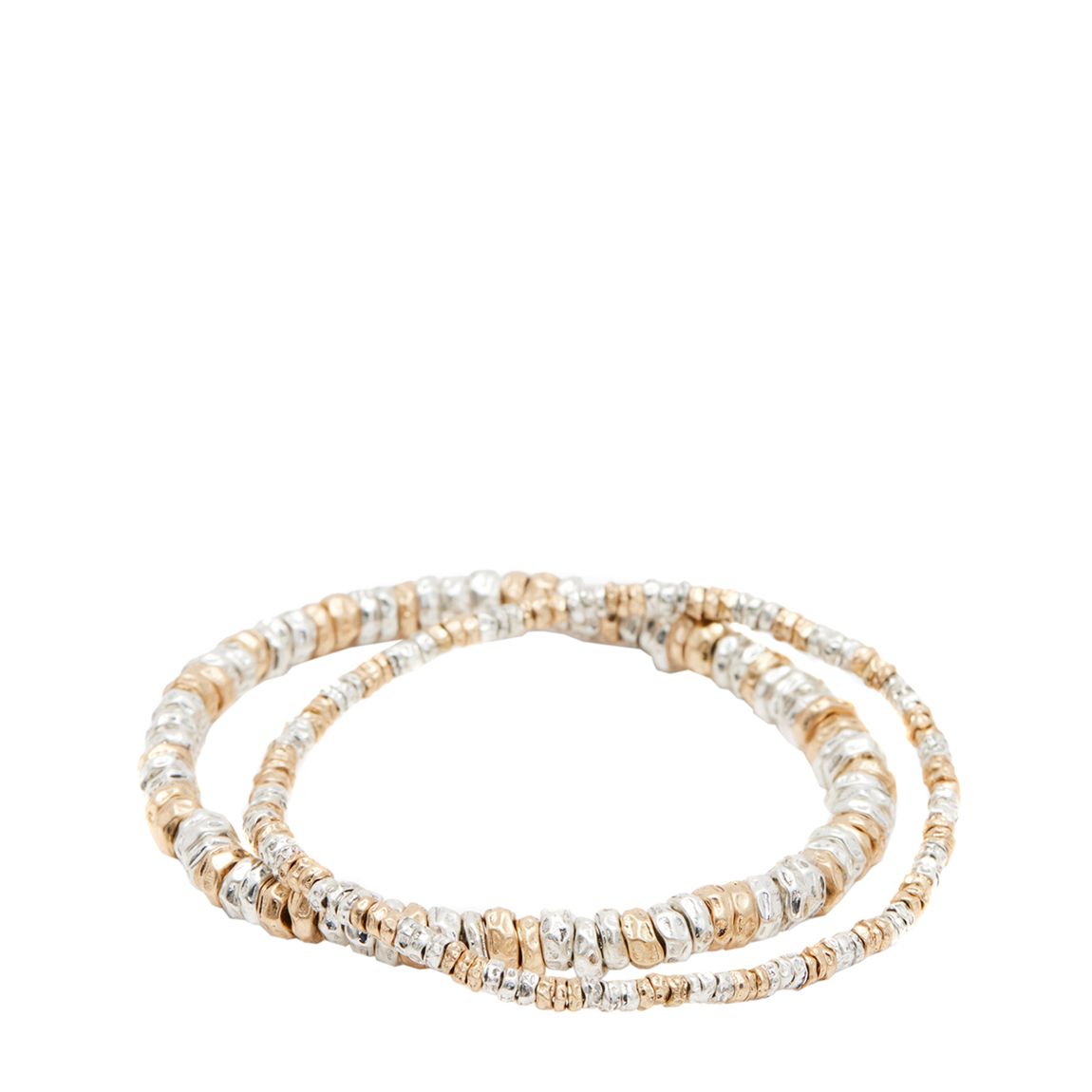 Gold Mixed Beaded Bracelet Set main product photo
