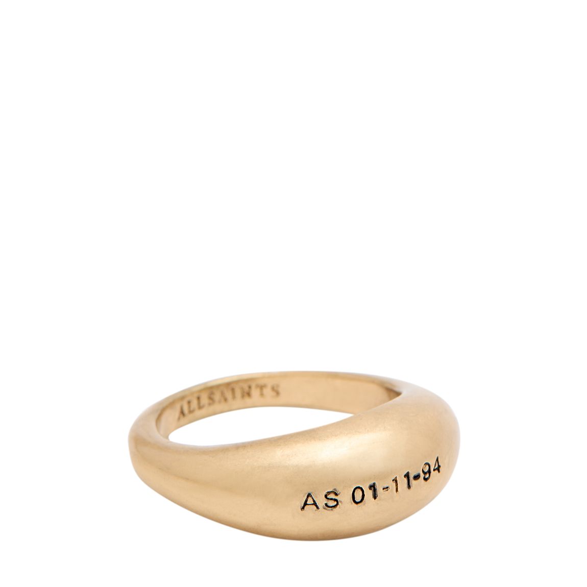 Gold Metal Band Ring main product photo
