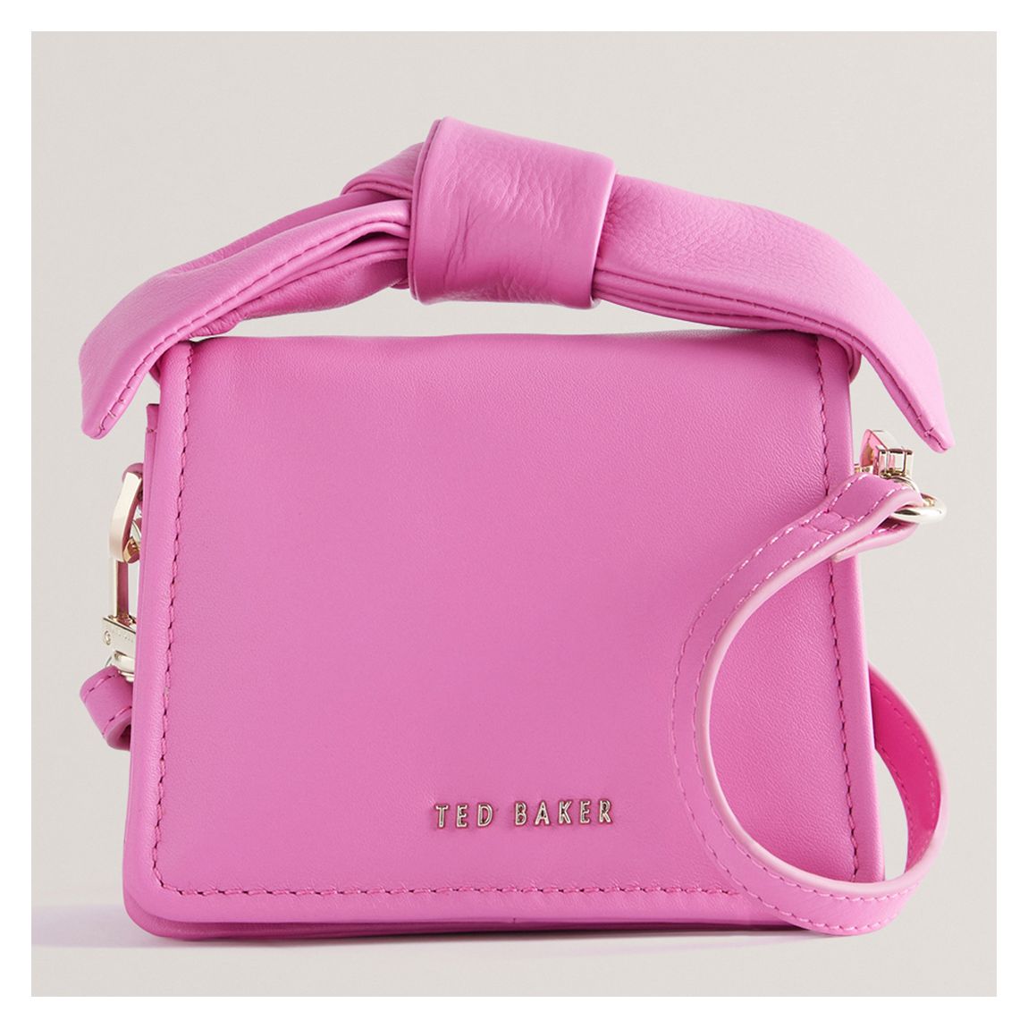 Wxb-Nialinn-Soft Knot Mini Bow Bag main product photo