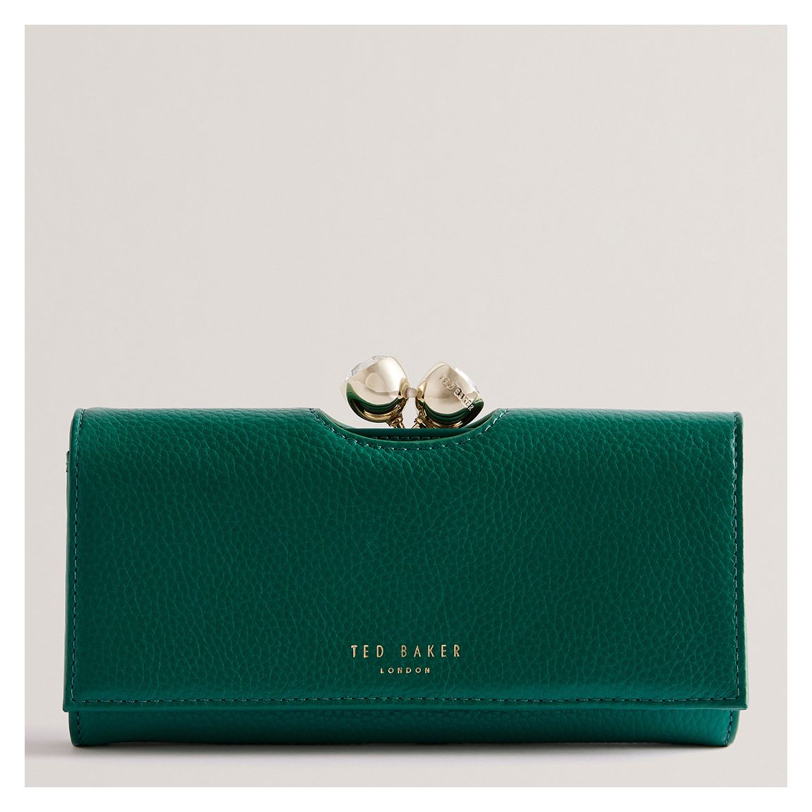 Green Rosyela Large Leather Bobble Purse main product photo