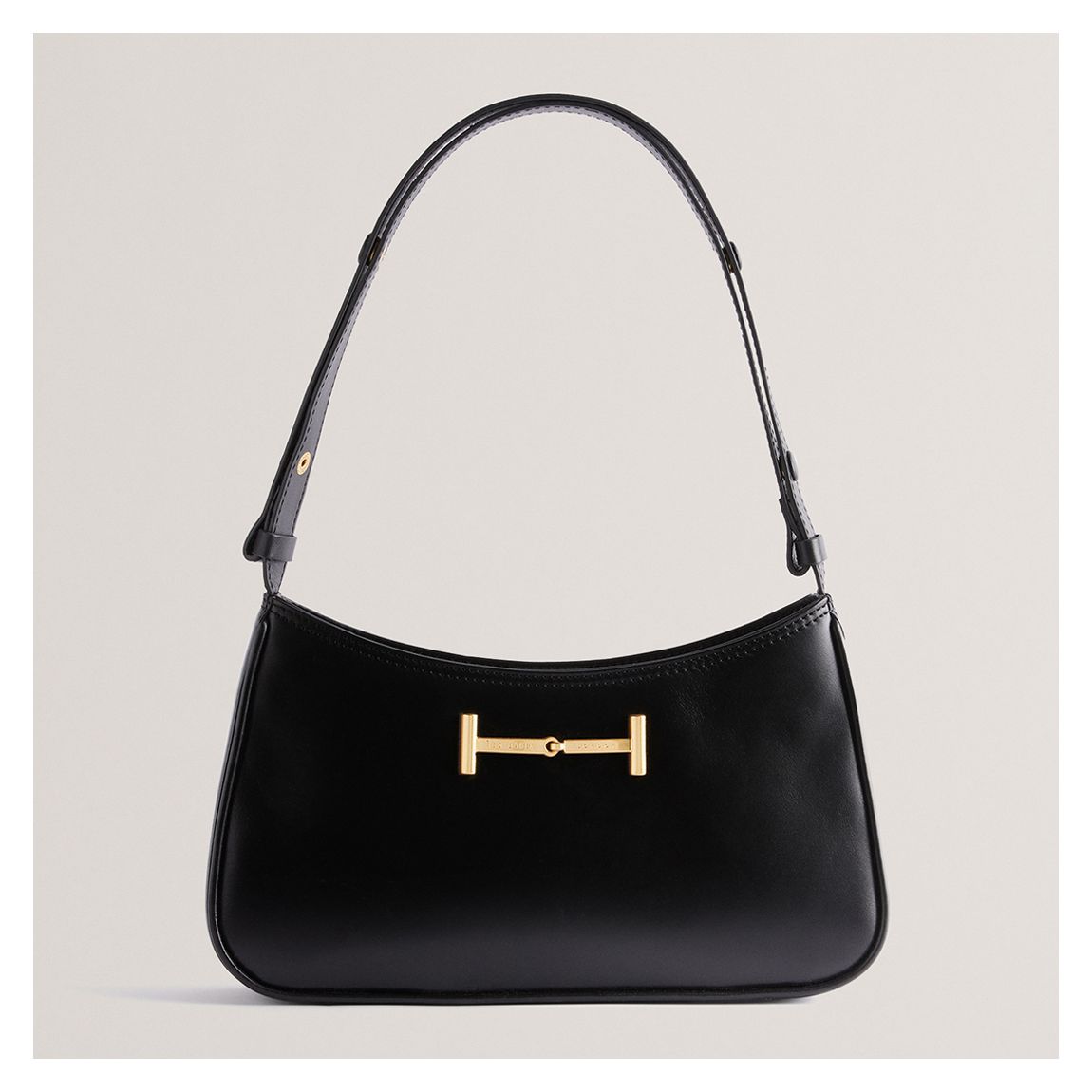Black Edalli Equestrian Baguette Bag main product photo