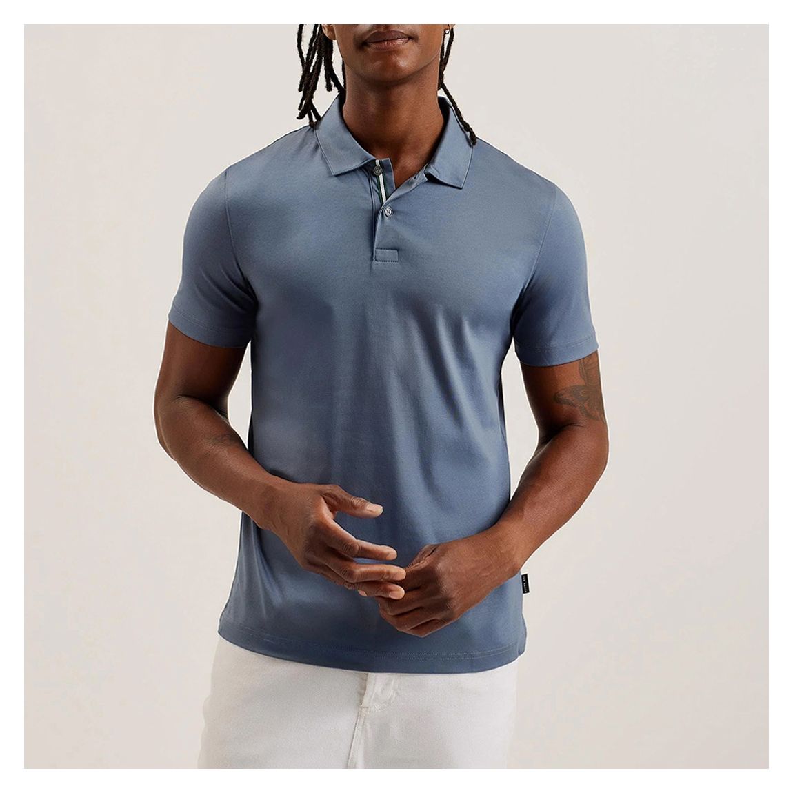 Blue Zeiter Slim Soft Touch Polo main product photo