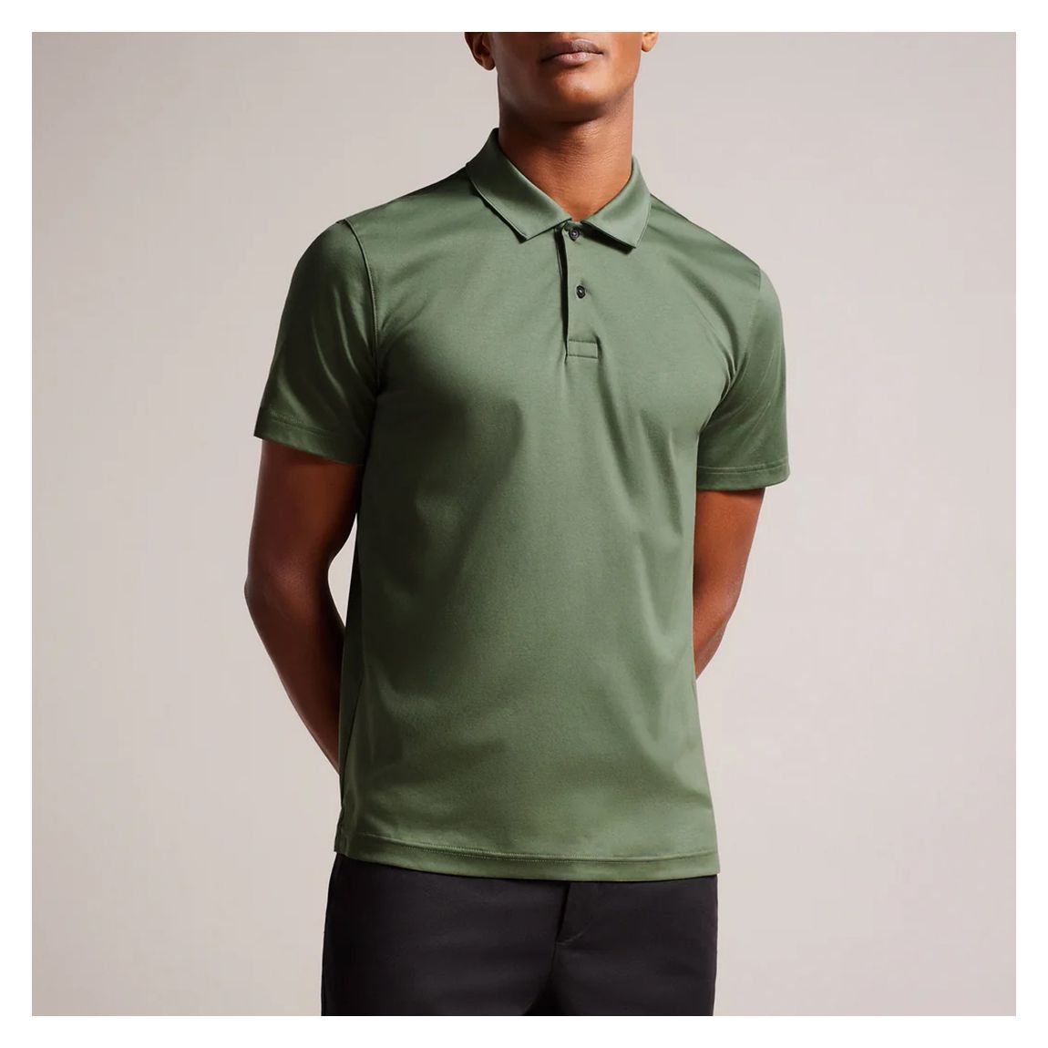 Green Zeiterj Slim Soft Touch Polo main product photo