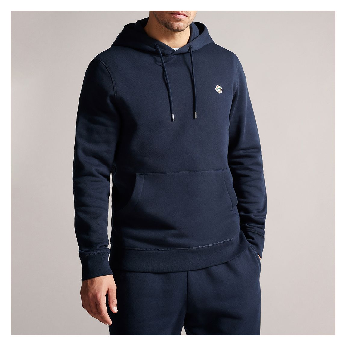 Navy Hendon Hooded Sweatshirt main product photo
