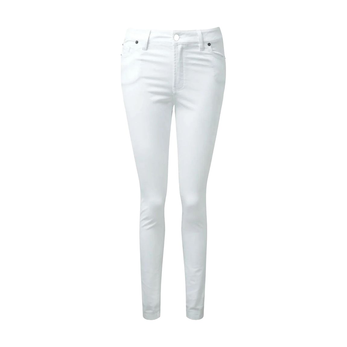 White Cheltenham Skinny Jeans main product photo