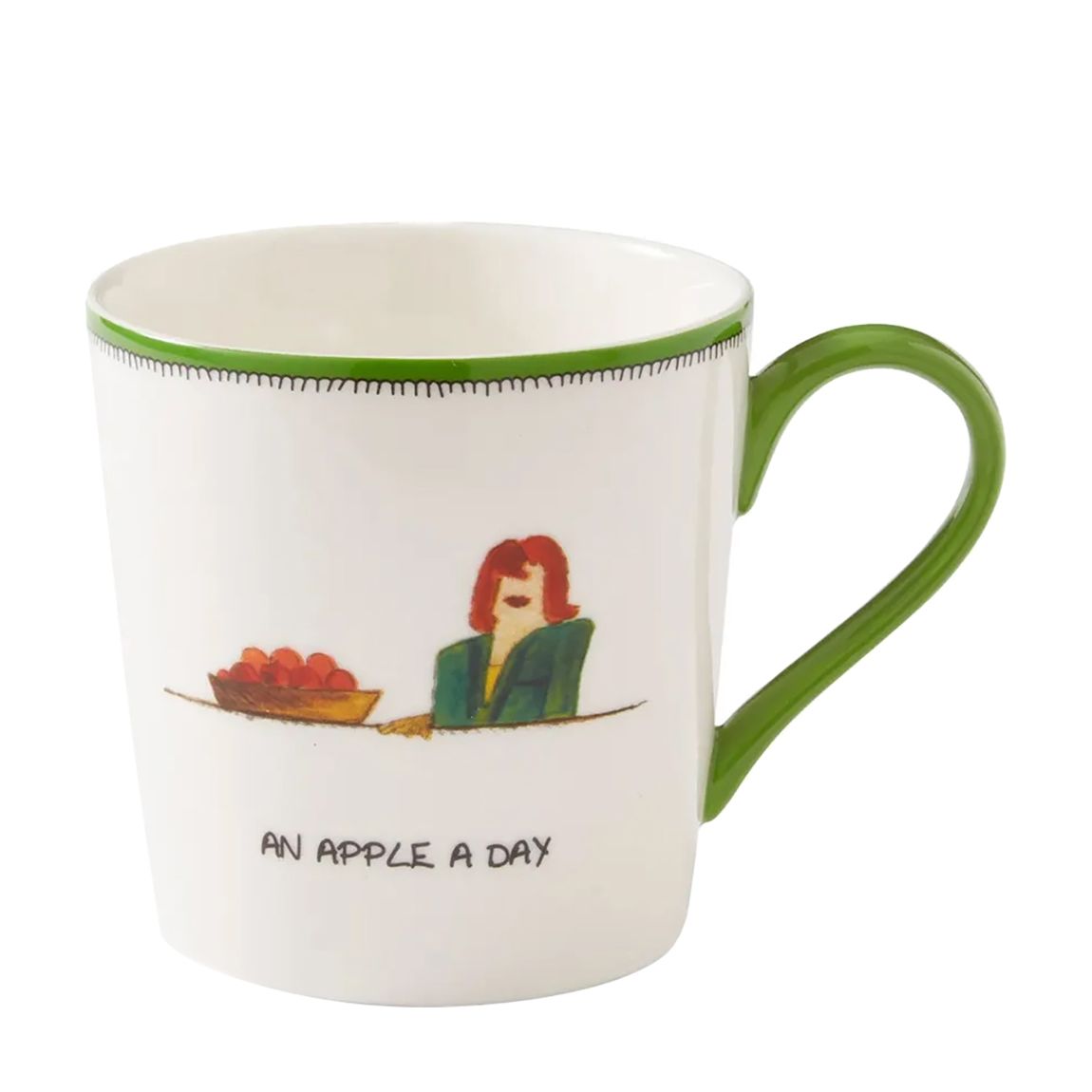 Kit Kemp Doodles Apple a Day Mug main product photo