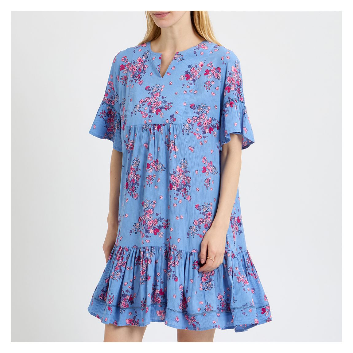 Blue Kaftan Beach Dress main product photo