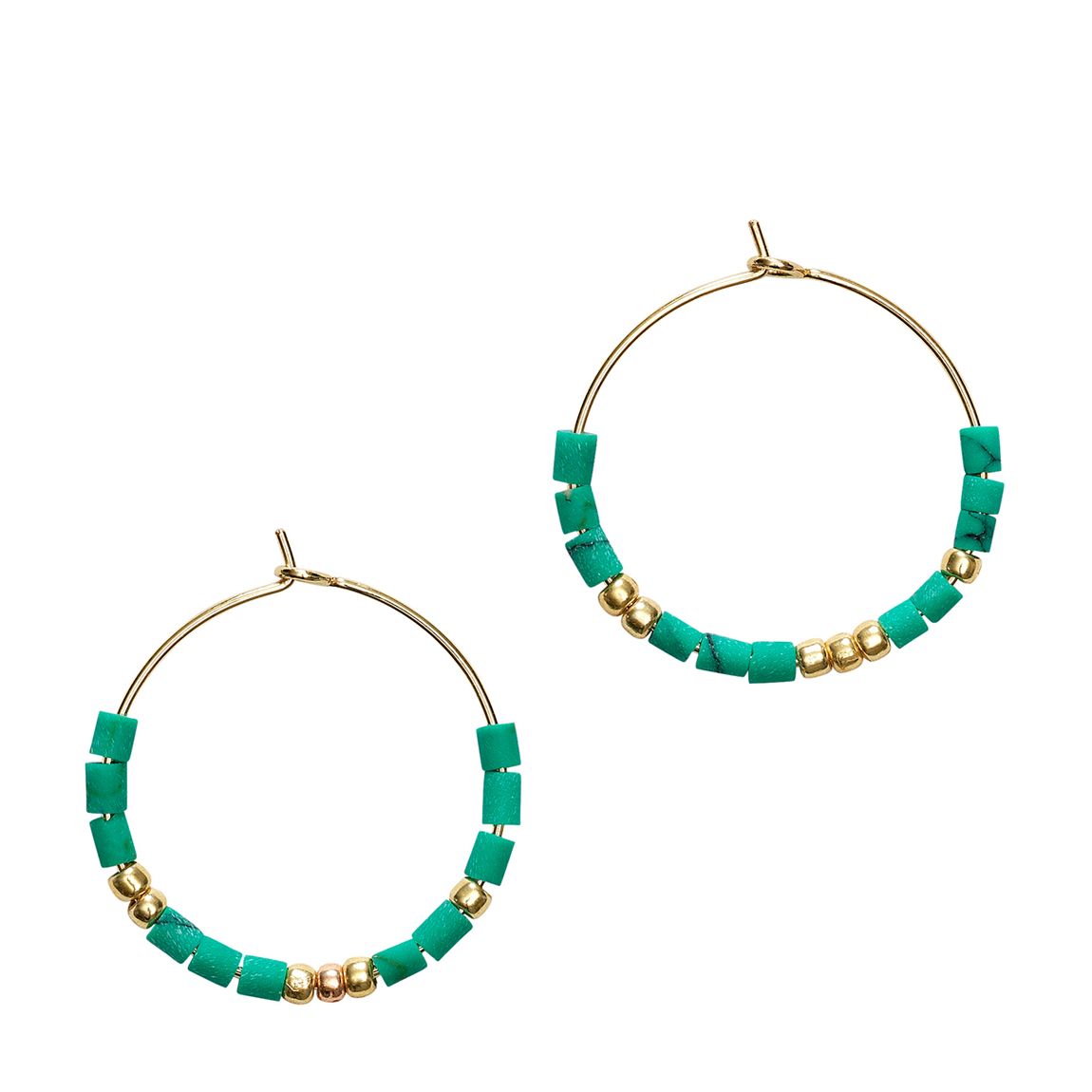Gold Plated Sun Stalker Hoop main product photo