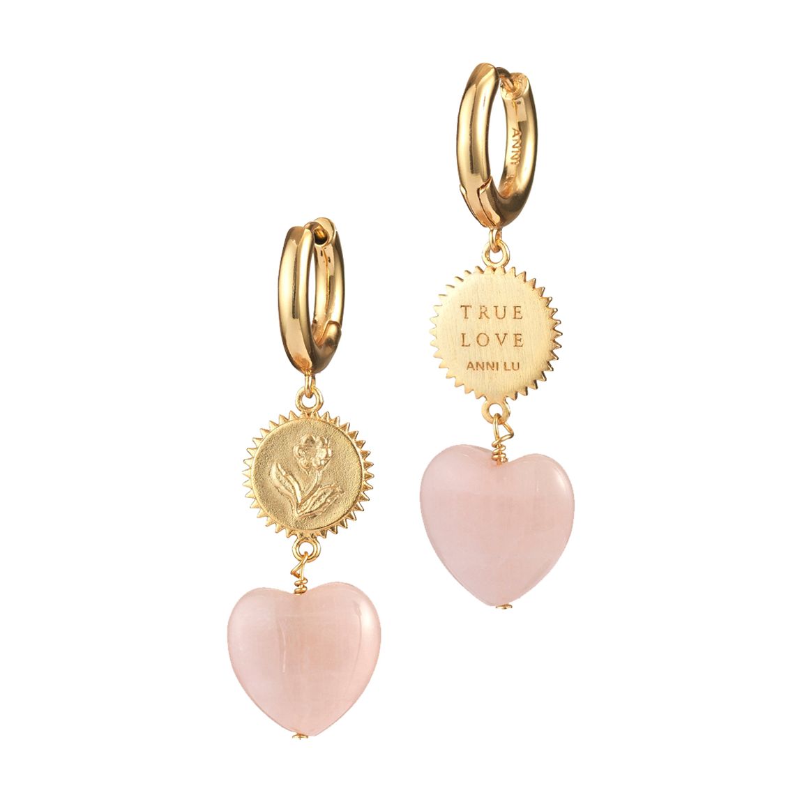 Gold Plated Heart of True Love Earrings (pair) main product photo