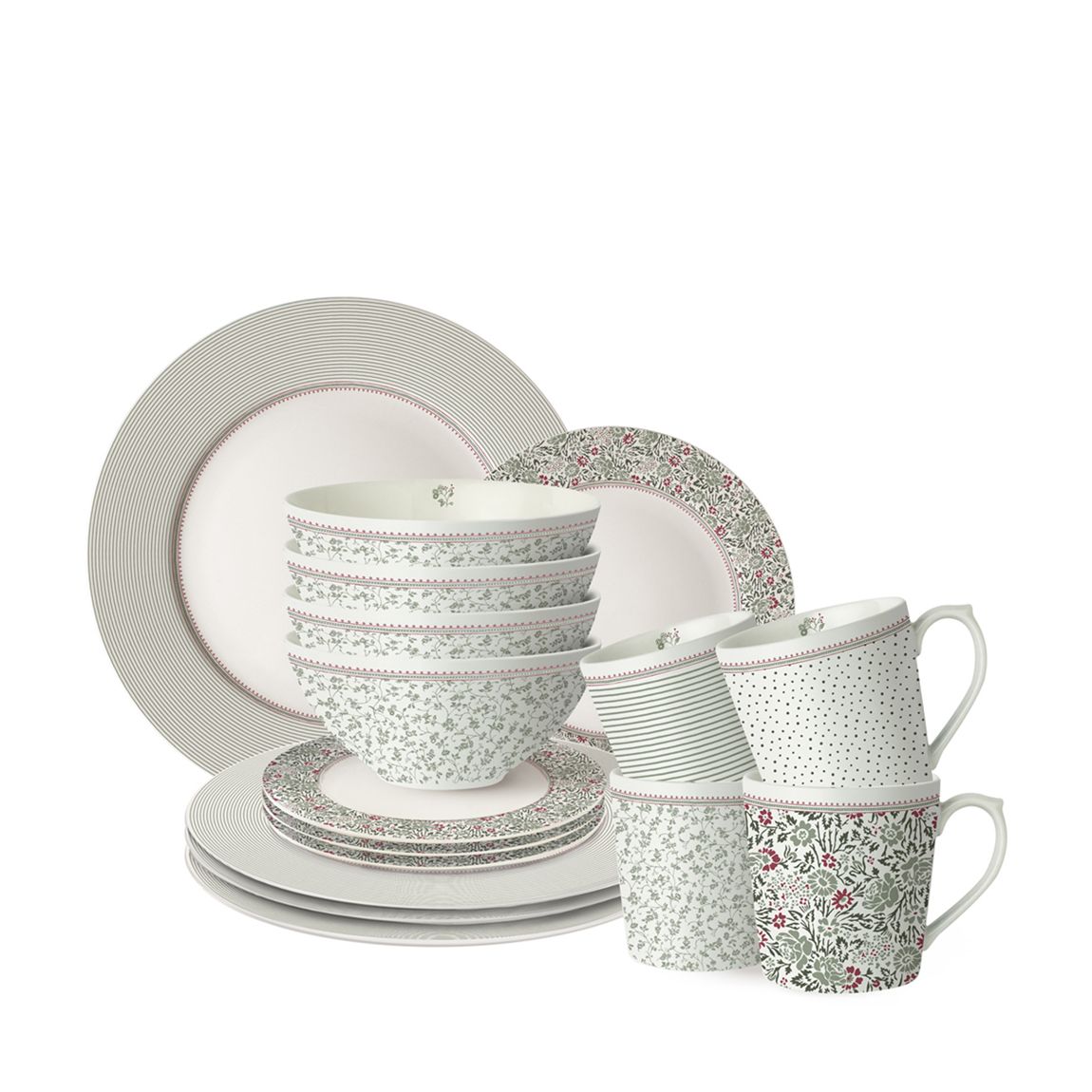 16 Piece Wild Clematis Collectables Dinnerset main product photo