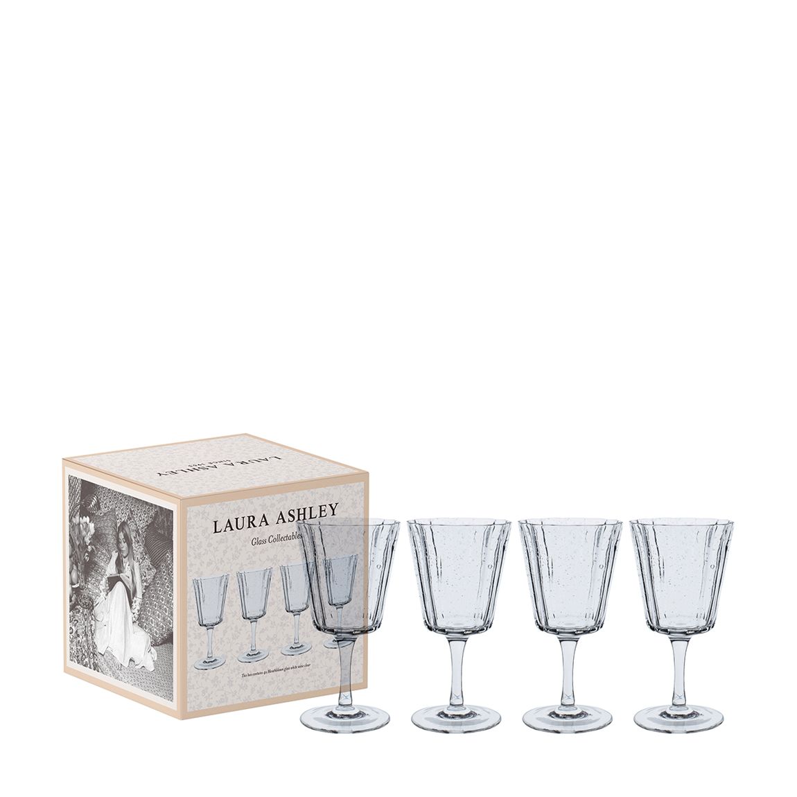 Set of 4 Collectables Clear White Wine Glasses, 27cl main product photo