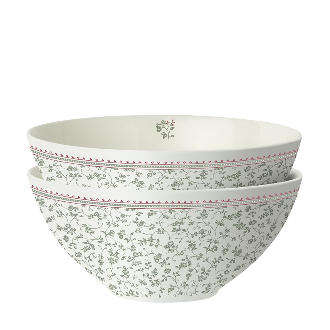 Set of 2 Wild Clematis Collectables Cereal Bowls, 16cm main product photo