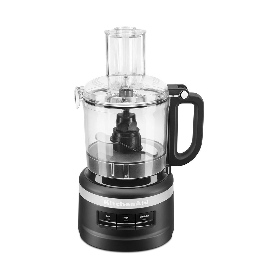 Matte Black Food Processor, 1.7L main product photo