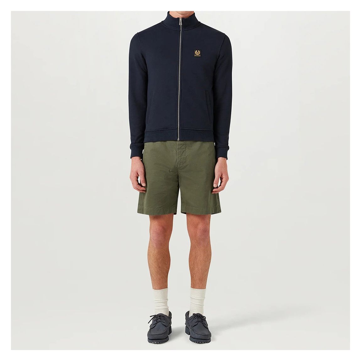 Navy Belstaff Full Zip Sweatshirt main product photo