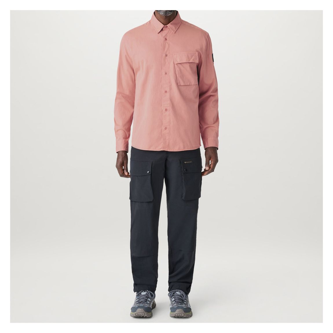 Rust Pink Scale Cotton Shirt main product photo