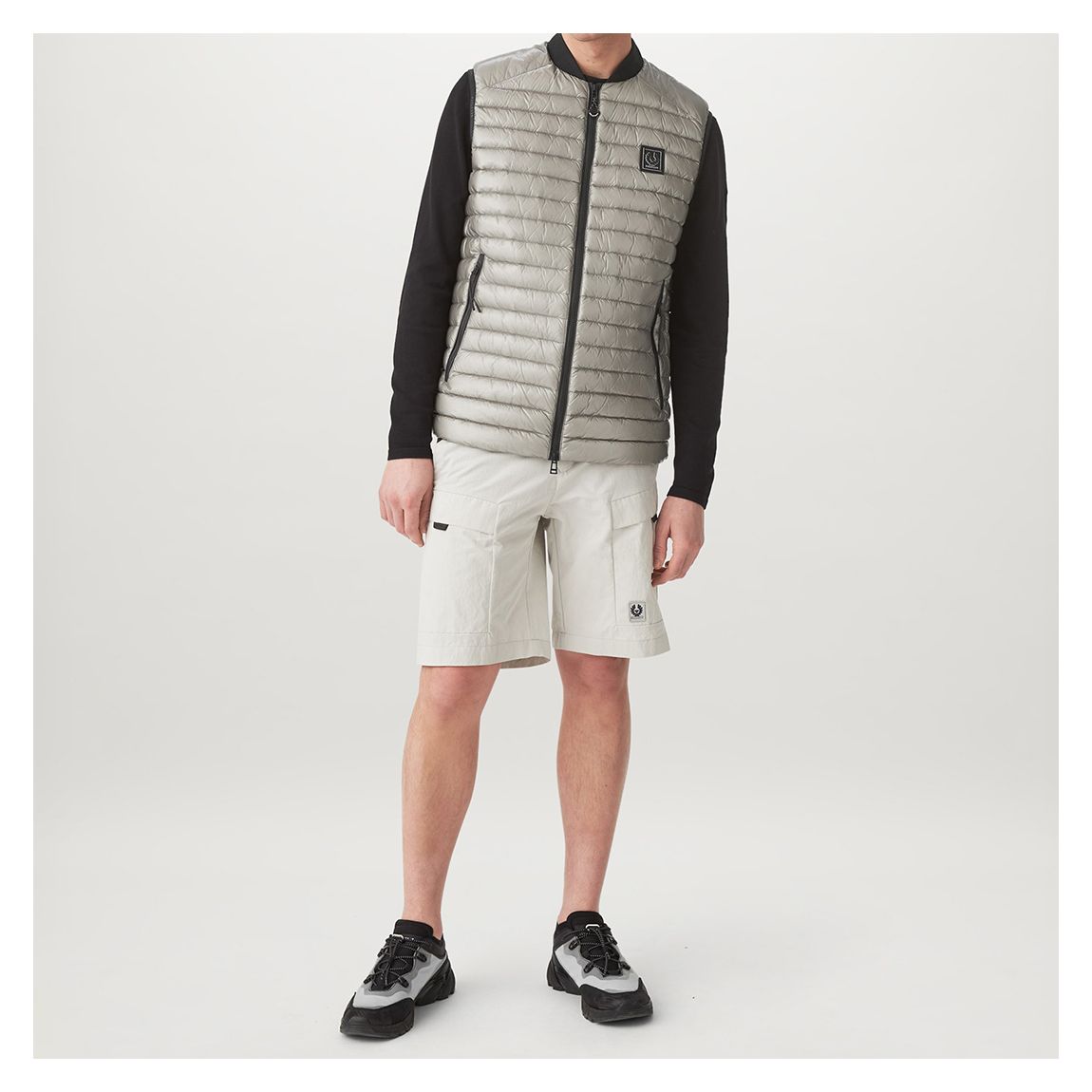 White Airframe Padded Gilet main product photo
