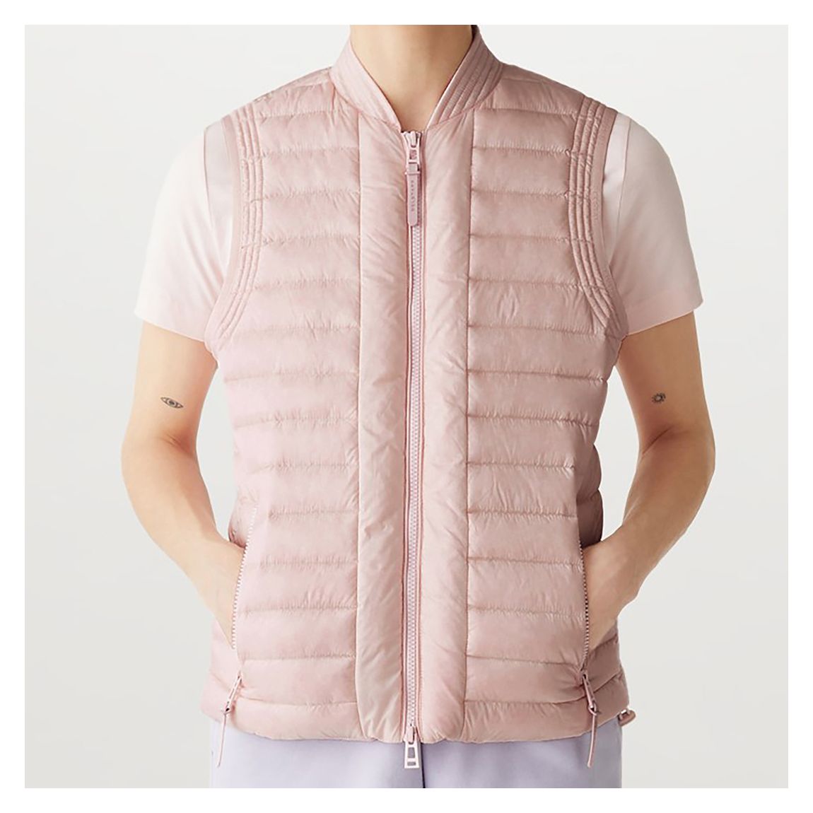 Pink Stella Padded Gilet main product photo