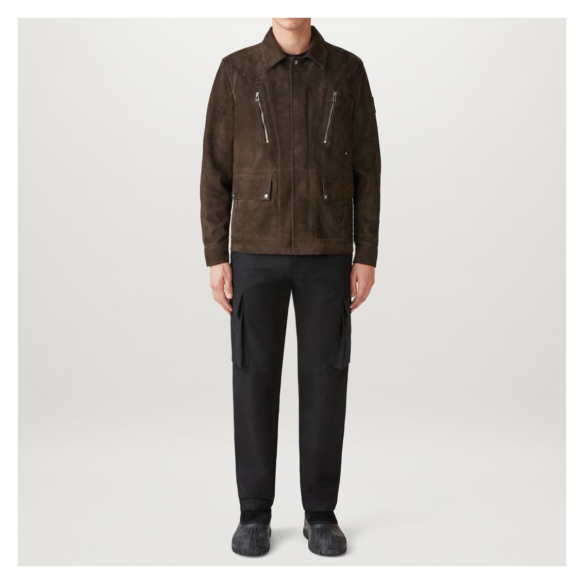 Brown Continental Leather Jacket main product photo