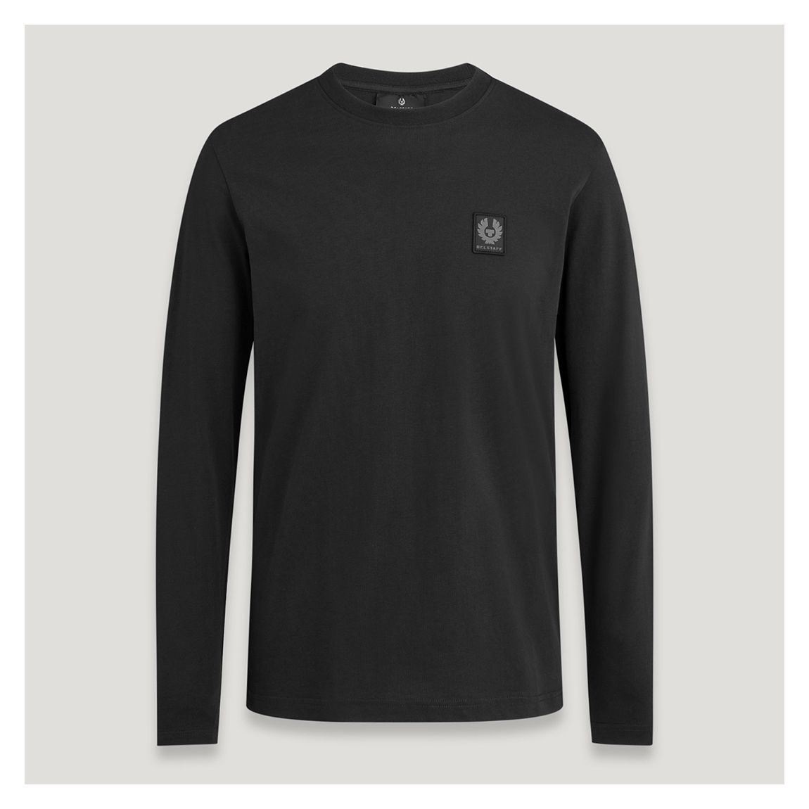 Black Monkford Long Sleeved Cotton T-Shirt main product photo