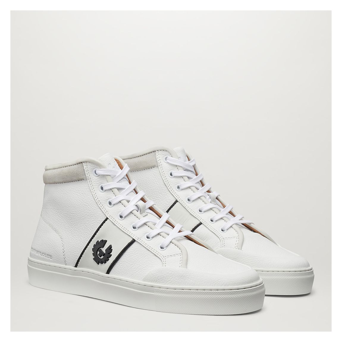 White Phoenix High Top Leather Trainers main product photo