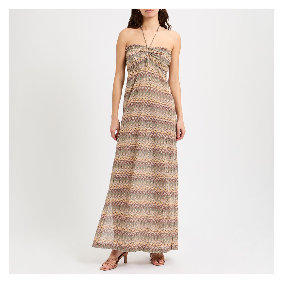 Sage Zig Zag Dress main product photo