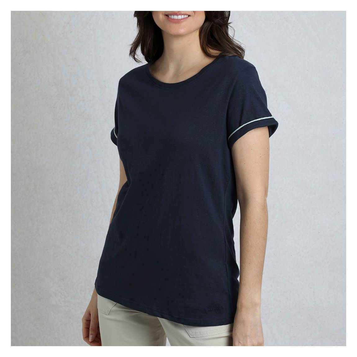 Navy Kaya Organic Cotton Outfitter T-Shirt main product photo