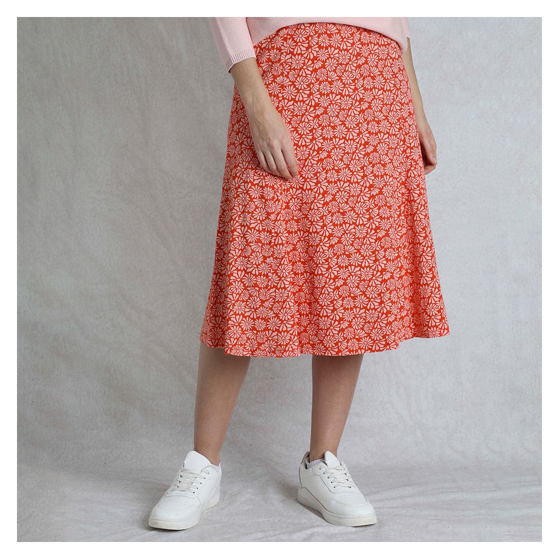 Scarlet Romaro Printed Midi Skirt main product photo